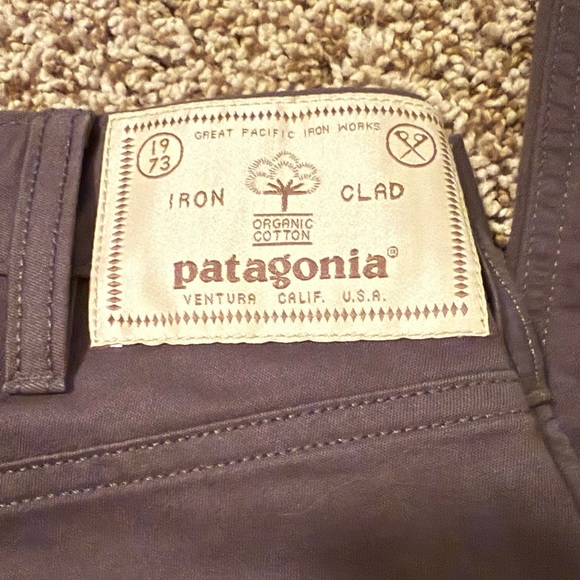 Patagonia Performance Twill Jeans Iron Clad in Forge Grey Men's size 30 x 32 - Picture 5 of 7